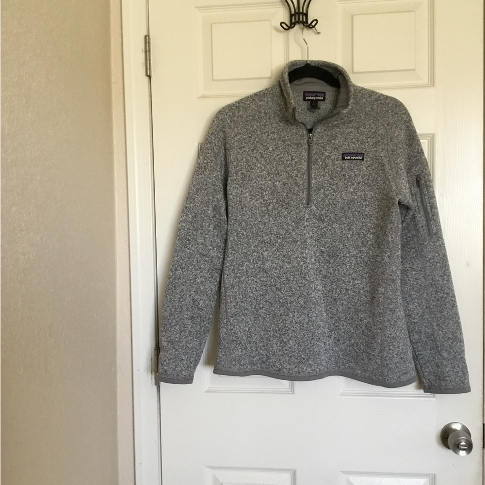 Patagonia better sweater Gray Fleece Pullover size large